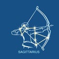Zodiacal constellation Sagittarius