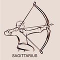 Zodiacal constellation Sagittarius