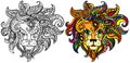 Zodiacal sign lion