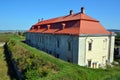 Zolochiv Castle is comprised of the huge rectangular Grand Palace Royalty Free Stock Photo