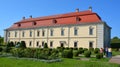 Zolochiv Castle is comprised of the huge rectangular Grand Palace Royalty Free Stock Photo