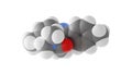 zolpidem molecule, anxiolytics, molecular structure, isolated 3d model van der Waals Royalty Free Stock Photo