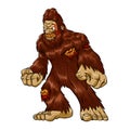 Zombie bigfoot monster