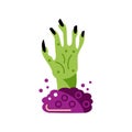 Zombie hand  illustration Royalty Free Stock Photo