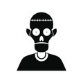 Zombie icon black