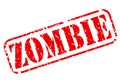 Zombie red stamp text