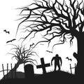 Zombie tree grave