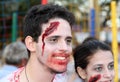 Zombie walk in Brazil Royalty Free Stock Photo