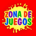 Zona de juegos, Games Zone spanish text