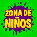 Zona de ninos, kids zone spanish text