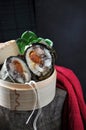 Zongzi in Bamboo Steam Container