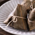 Zongzi. Rice dumpling for Duanwu Dragon Boat Festival food