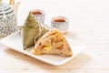 Zongzi or Traditional Chinese Sticky Rice Dumplings Royalty Free Stock Photo