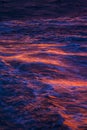 Zonlicht reflectie op de oceaan; sunset reflection on the ocean Royalty Free Stock Photo