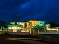 Zonnestraal building by night in Hilversum, Holland