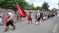 Zons, Germany,August 13th 2023: Experiencing the Magnificent 650th Anniversary Celebration of Zons Customs Fortress by the