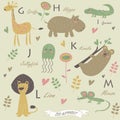 Zoo alphabet