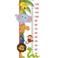 Zoo animal height measure