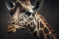 Giraffe Zoo Animal Portrait