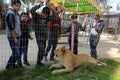 The zoo in Rafah gives visitors a chance to play with animals in the Gaza Strip