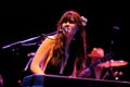 Zooey Deschanel, Hollywood Actress and singer, performs with her band She & Him at Apolo