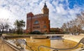 Zoology museum, Museu de Zoologia inside the Ciutadella Park in Barcelona, Spain Royalty Free Stock Photo