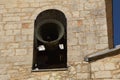 A Church bell in a small village,france Royalty Free Stock Photo