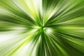 Zoom effect disco light green for background, green light beam effect and glowing, zoom explode for energy and technology Royalty Free Stock Photo