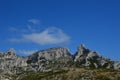 Zoom on the mountains around marseille