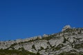 Zoom on the mountains around marseille