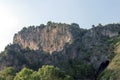 A crest of the mount Bulgheria along the coast. Mountain, mountaintop.