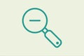 Zoom Out icon. icon related to UI elements. suitable for web site, app, user interfaces,element, printable etc. line icon style. Royalty Free Stock Photo
