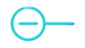 Zoom Out Magnifier Icon for Minimizing Scale, vector design Generative AI Royalty Free Stock Photo