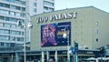 Zoom Out: Traffic And Tourists At Famous Cinema Zoopalast In Berlin, Germany