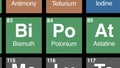 84 zoom on Polonium element on periodic table