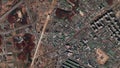 Zoom in from space and focus on Goyang Gyeonggi South Korea. 3D Animation.