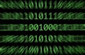 Zoomed binary numbers Royalty Free Stock Photo