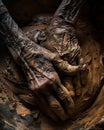 Zoomedin view of a pottera s hands shaping clay symbolizing creation and the raw touch of craftsmanship