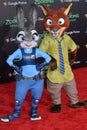 Zootopia Characters Judy Hopps & Nick Wilde Royalty Free Stock Photo