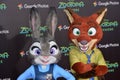 Zootopia Characters Judy Hopps & Nick Wilde Royalty Free Stock Photo