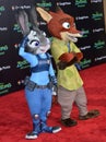 Zootopia Characters Judy Hopps & Nick Wilde Royalty Free Stock Photo