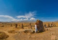 Zorats Karer Carahunge - Prehistoric Stone Pyramids site in Ar Royalty Free Stock Photo