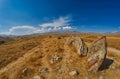 Zorats Karer Carahunge - Prehistoric Stone Pyramids site in Ar Royalty Free Stock Photo