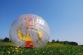 Zorbing Royalty Free Stock Photo