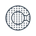 Zorbing icon vector isolated on white background, Zorbing sign