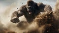 Explosive Wildlife: Kong Kong Movie Hd Wallpaper