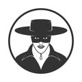 Mask Zorro graphic icon