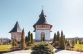 Zosin monastery in Moldavia on a sunny day in spring. Royalty Free Stock Photo