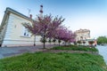 Zrenjanin, Serbia, April 25 2023, the main central square in Zrenjanin