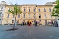 Zrenjanin, Serbia, April 25 2023, the main central square in Zrenjanin